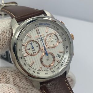 Seiko chronograph date quartz date watch SSB211P1